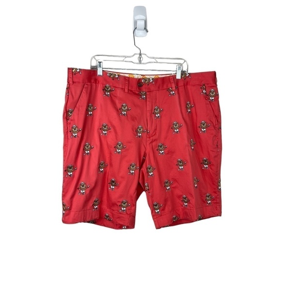Loudmouth Golf Embroidered Gopher Flat Front Shorts - Picture 1 of 5